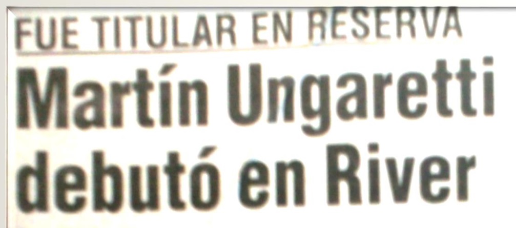 El curioso caso de los Ungaretti en River
