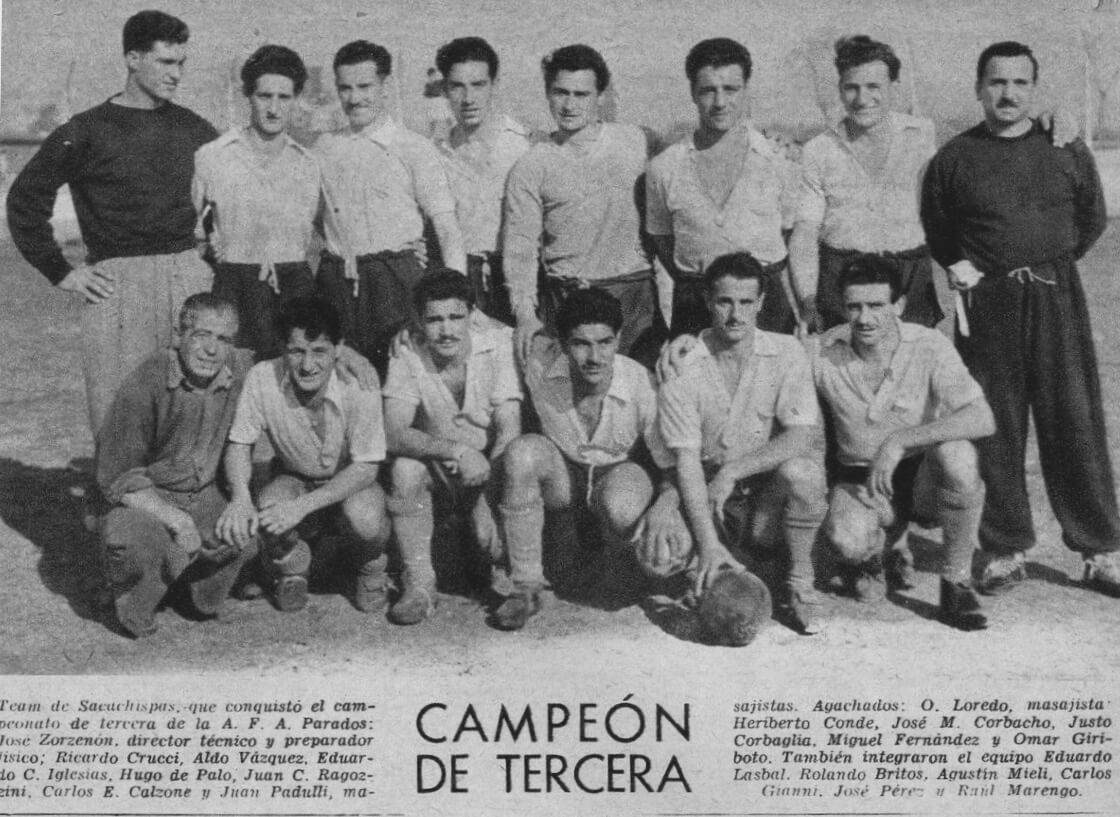 A 70 años del debut de Sacachispas en los torneos de AFA