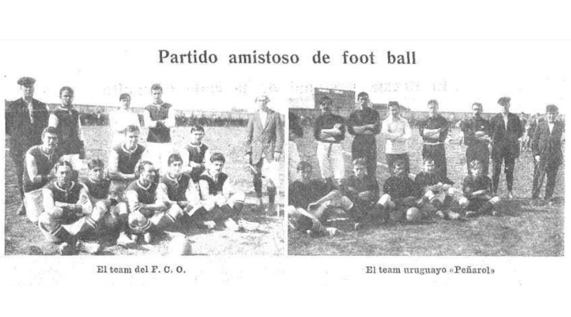 El primer partido internacional de la historia de Ferro